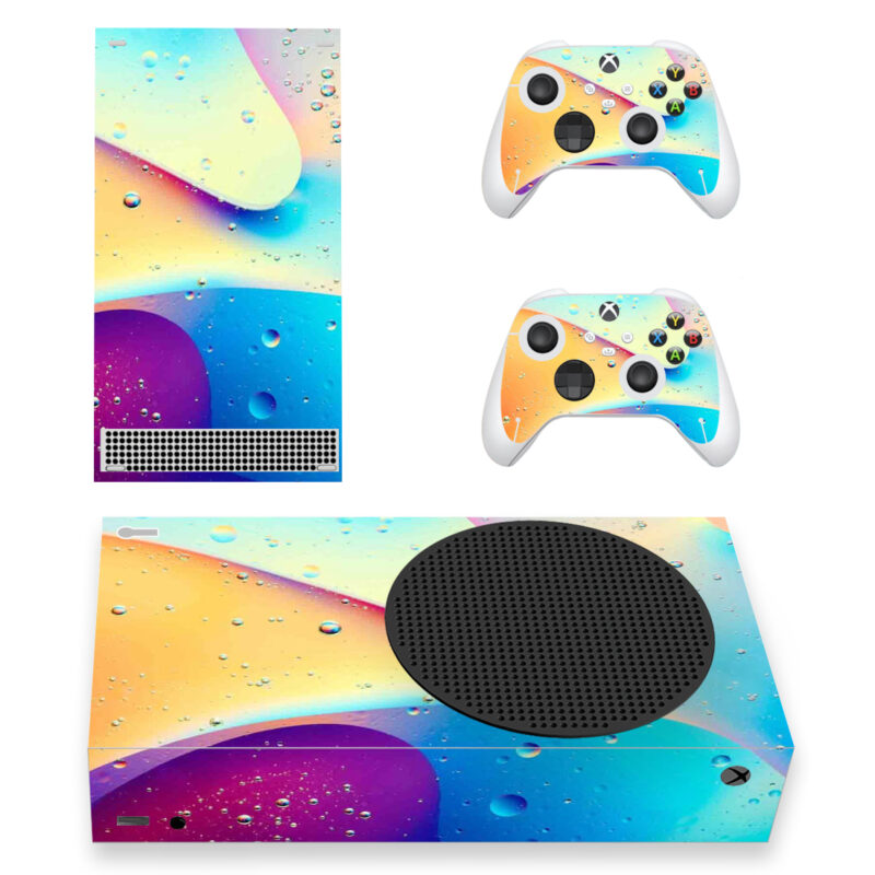 Colorful Bubbles Gionee Design Skin Sticker For Xbox Series S And Controllers