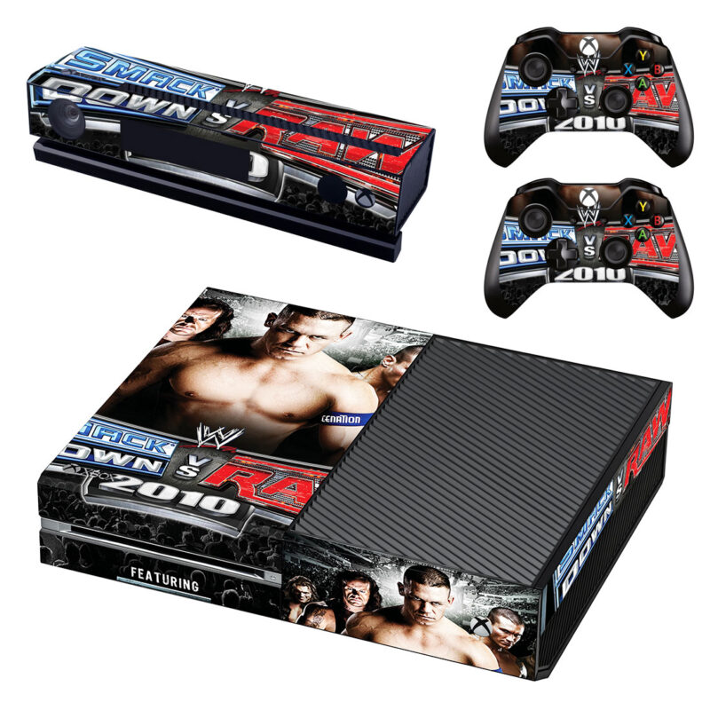 WWE SmackDown Vs. Raw 2010 Game Xbox One Skin Sticker