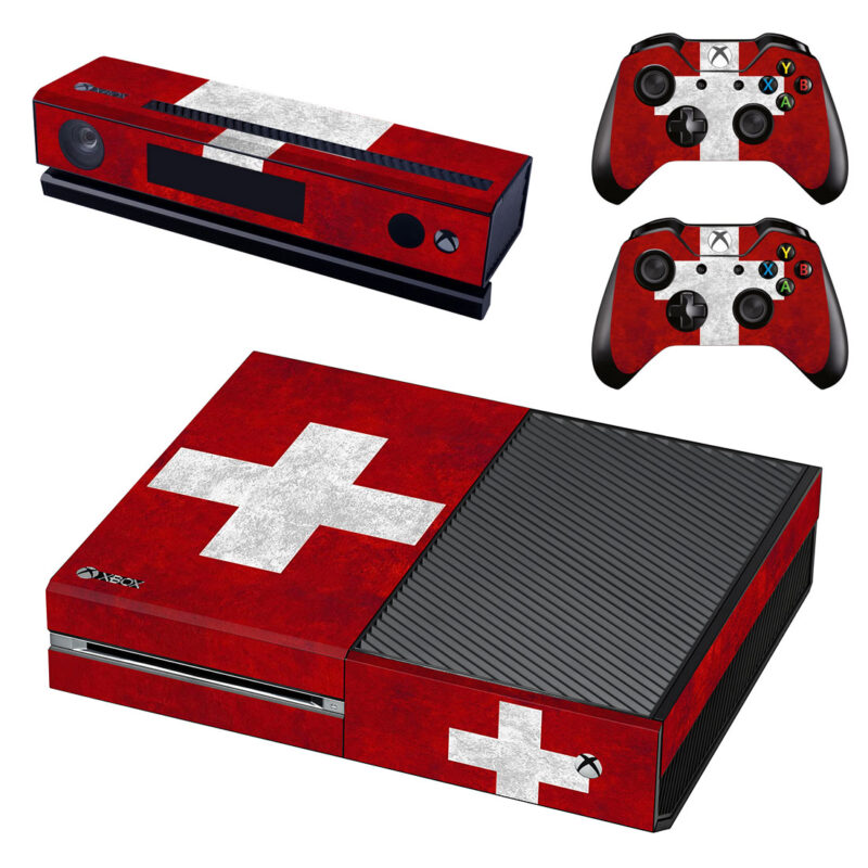 Flag Of Switzerland Xbox One Skin Sticker