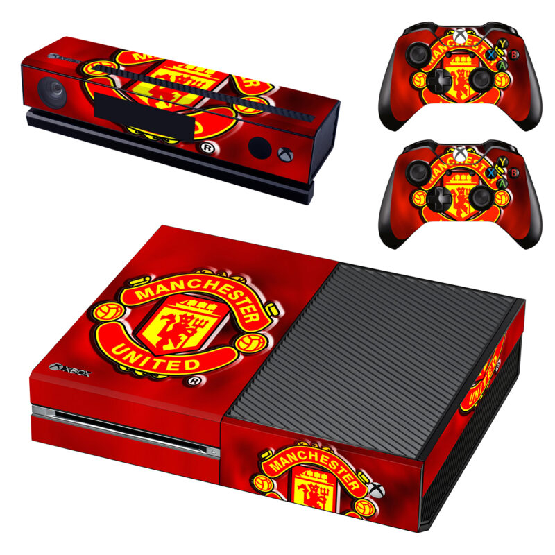 Manchester United F.C. Skin Sticker For Xbox One Design 3