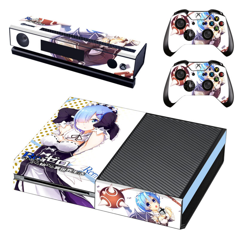 Re Zero Starting Life In Another World Xbox One Skin Sticker Design 2