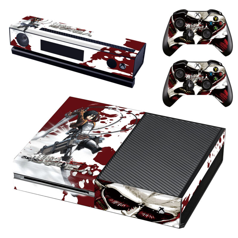 Attack On Titan Game Xbox One Skin Sticker Design 3