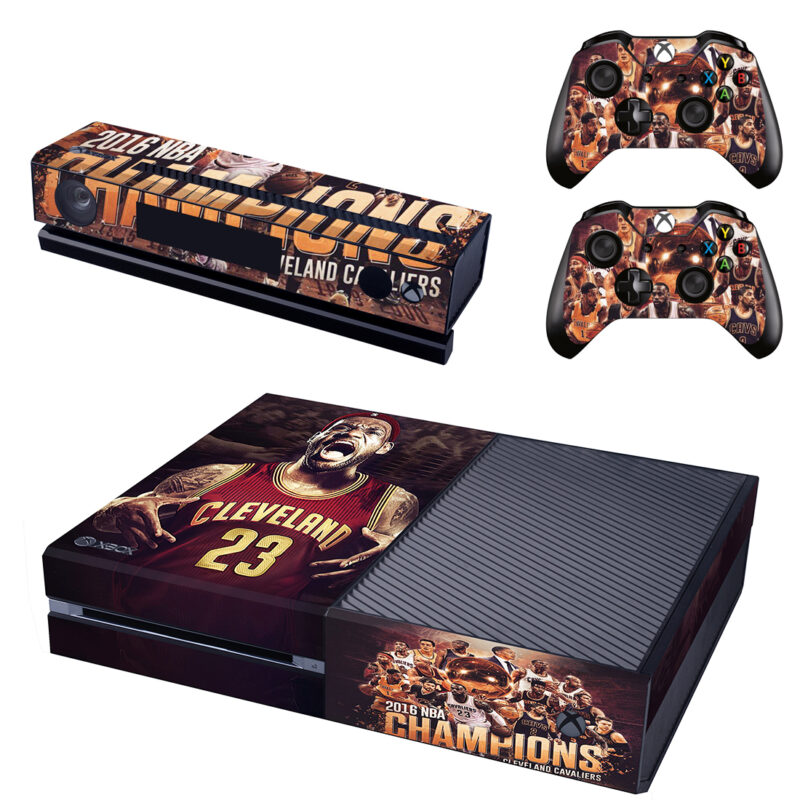 2016 NBA Champions: Cleveland Cavaliers And Lebron James Skin Sticker For Xbox One