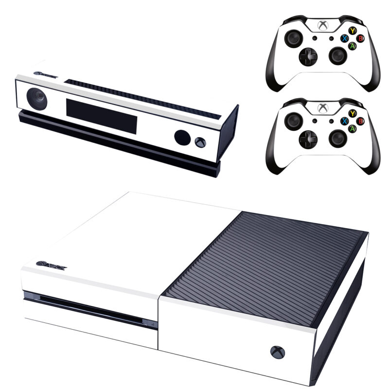 White Color Xbox One Skin Sticker