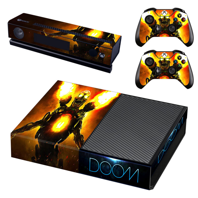 Doom Series Skin Sticker For Xbox One Design 1