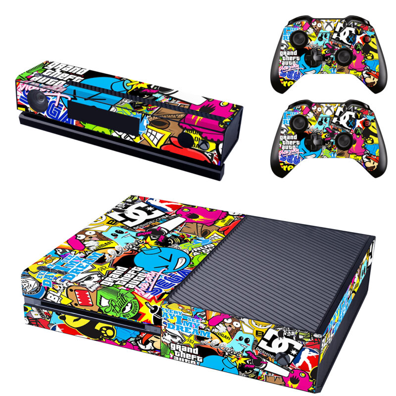 Sticker Bomb Xbox One Skin Sticker Design 4