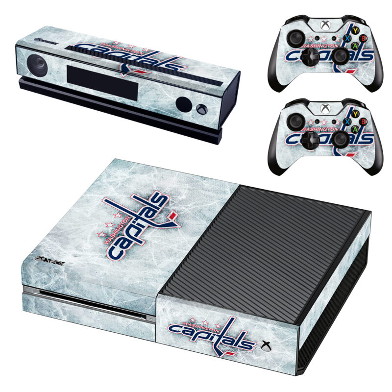 Washington Capitals Xbox One Skin Sticker Design 1