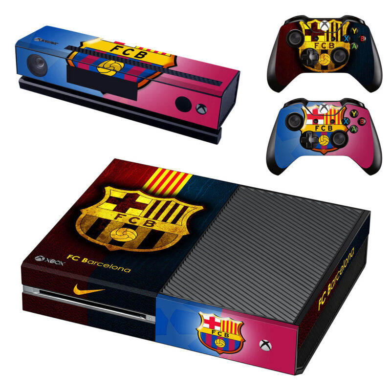 FC Barcelona Xbox One Skin Sticker Design 3