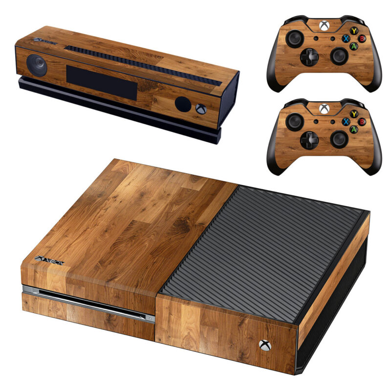 Light Brown Wood Floor Texture Xbox One Skin Sticker