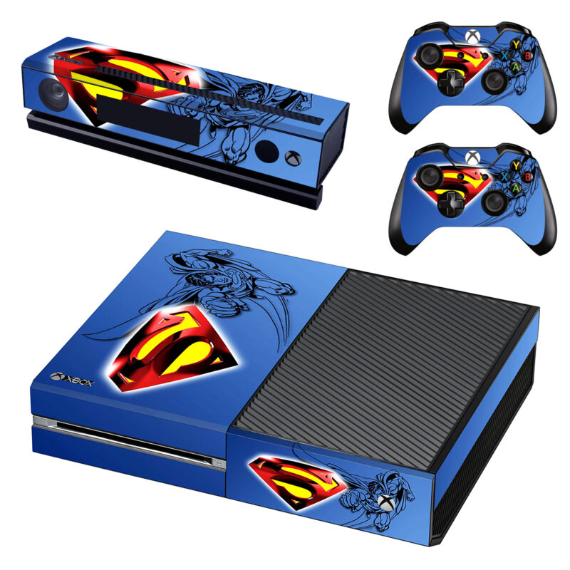 Superman Skin Sticker For Xbox One Design 2