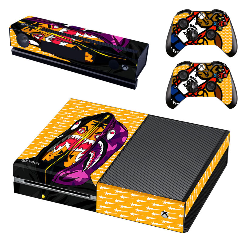 Bape Shark Hoodie Xbox One Skin Sticker