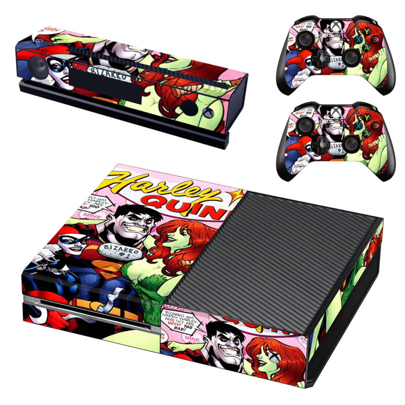 Superman And Harley Quinn Comic Xbox One Skin Sticker