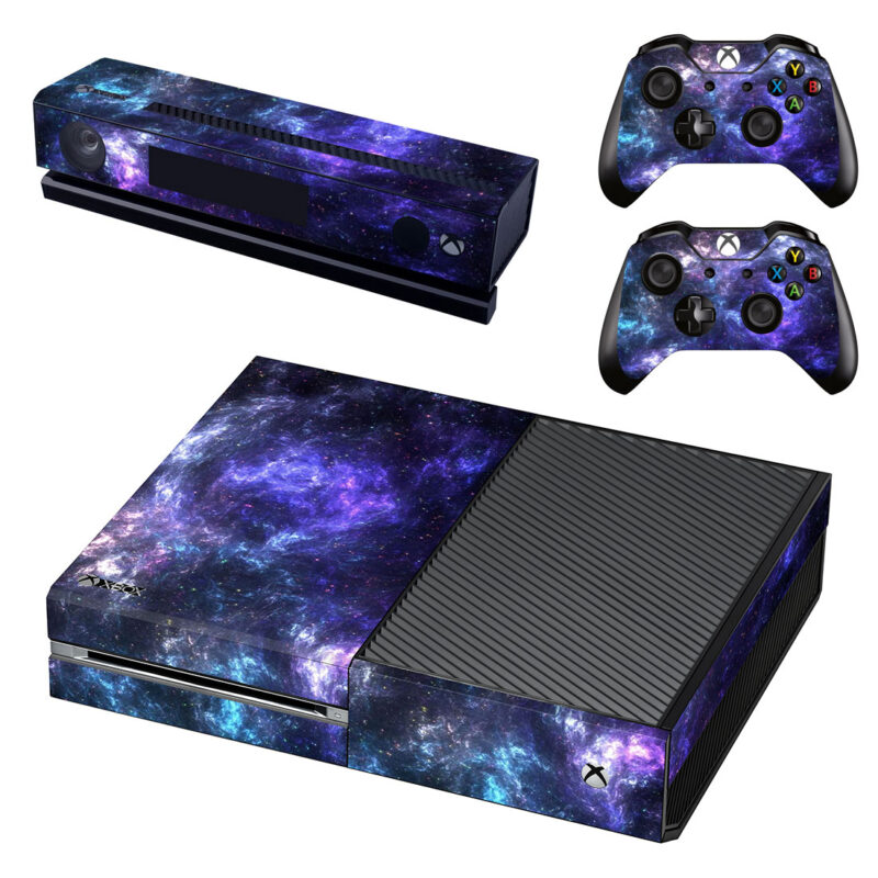 Aesthetic Space Nebula Galaxy Xbox One Skin Sticker