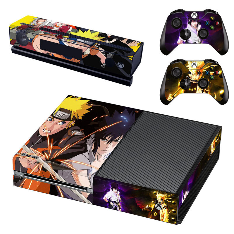 Uzumaki Naruto And Uchiha Sasuke Xbox One Skin Sticker