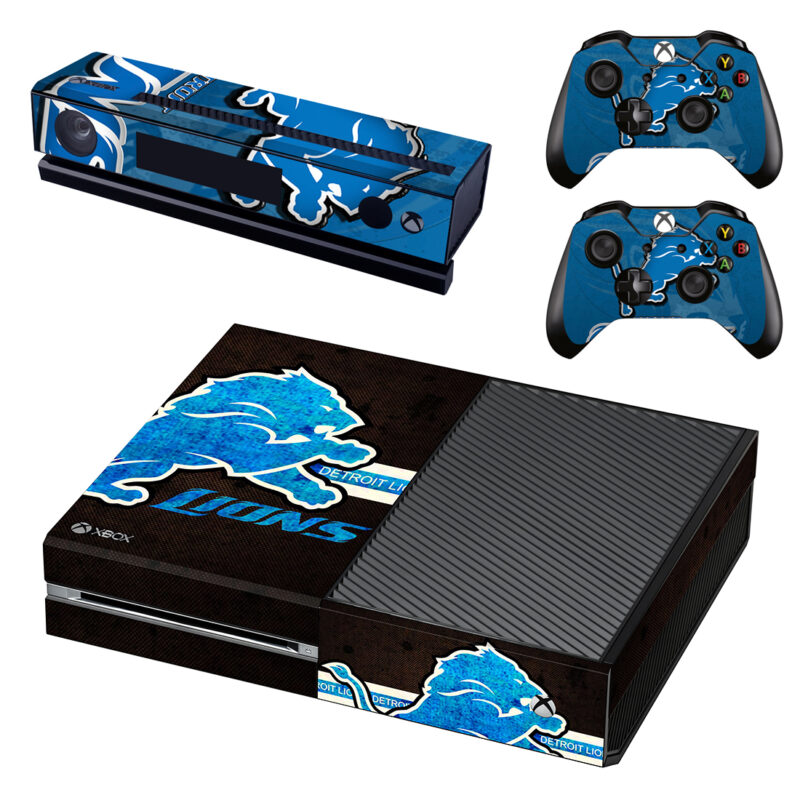 Detroit Lions Xbox One Skin Sticker