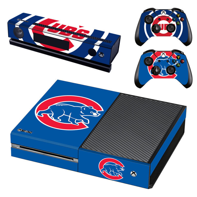 Chicago Cubs Old And New Xbox One Skin Sticker