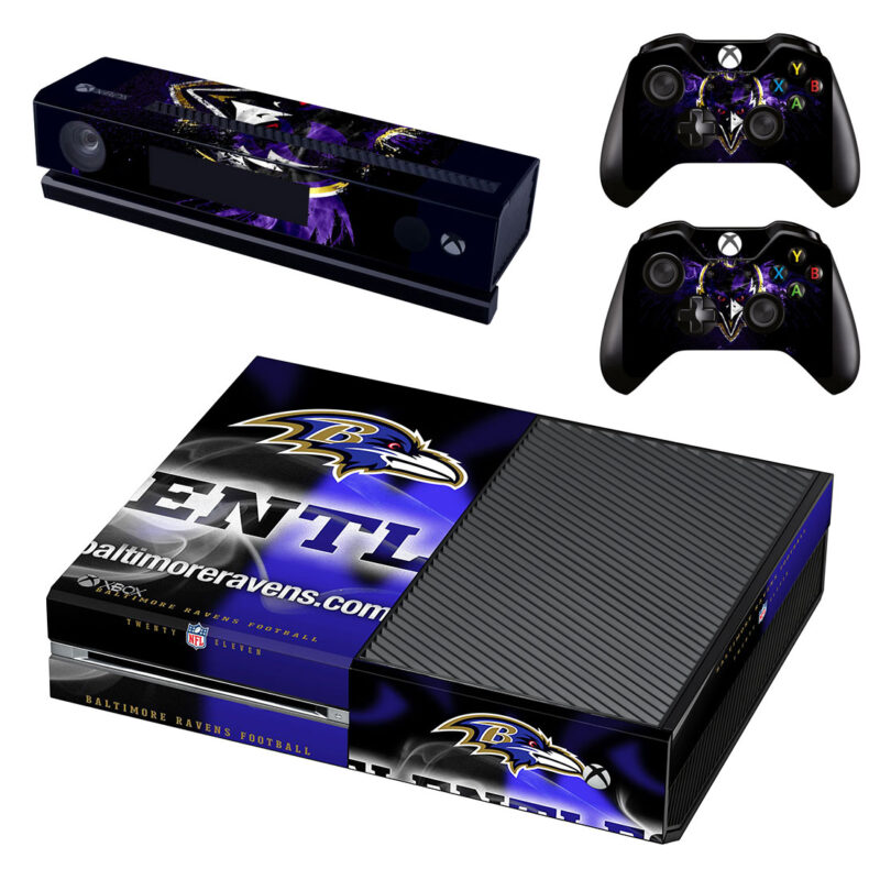 Baltimore Ravens NFL Relentless Xbox One Skin Sticker