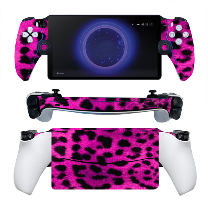 Pink Leopard Skin Pattern PS Portal Skin Sticker