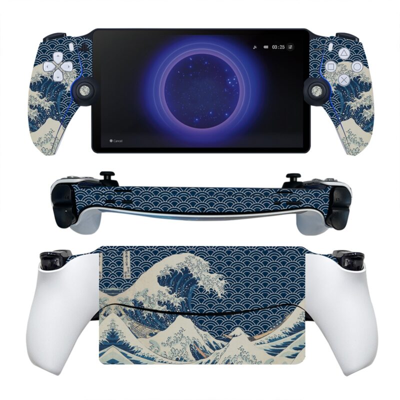 The Great Wave Off Kanagawa PS Portal Skin Sticker