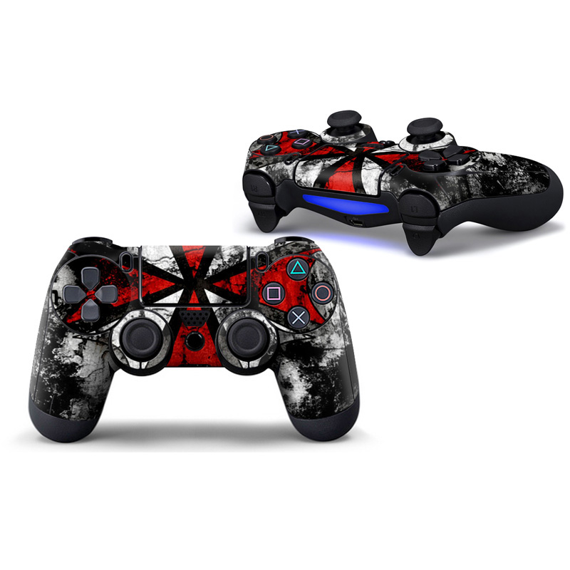 Resident Evil Umbrella Corporation PS4 Controller Skin Sticker Decal