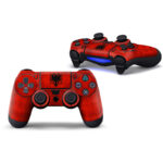 Flag Of Albania PS4 Controller Skin Sticker Decal