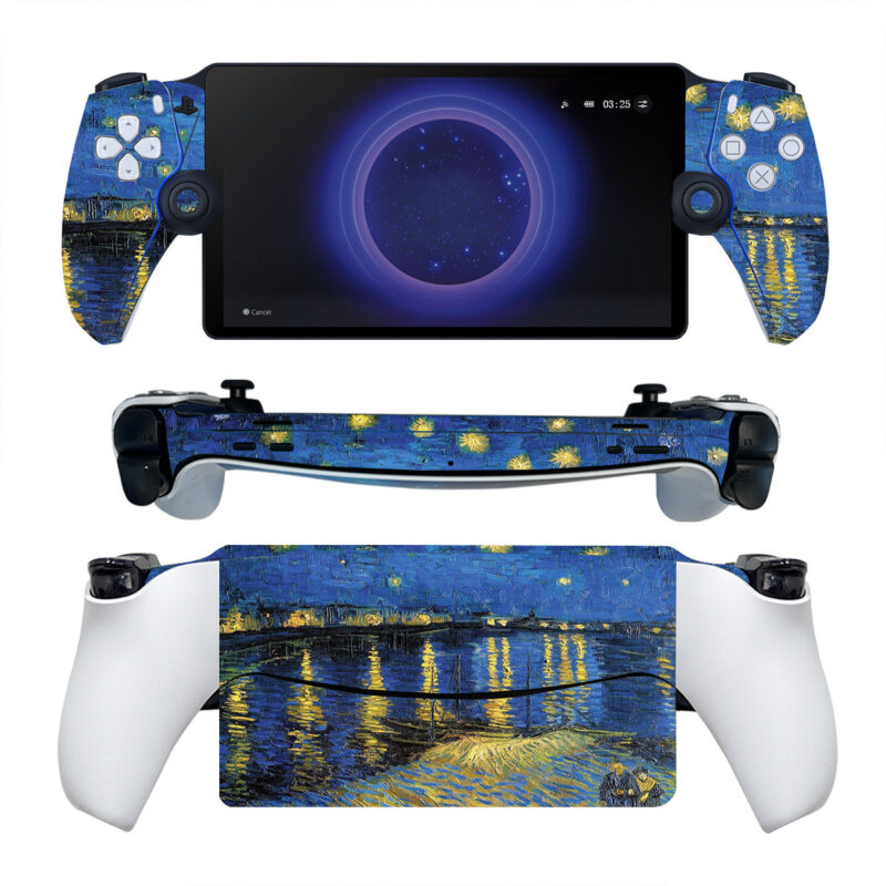 Starry Night Over The Rhone Painting PS Portal Skin Sticker