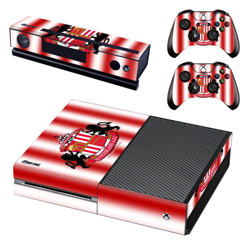 Sunderland A.F.C. Skin Sticker For Xbox One Design 1