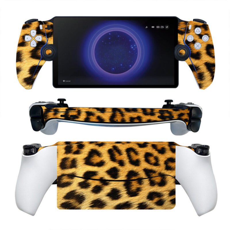 Leopard Pattern PS Portal Skin Sticker