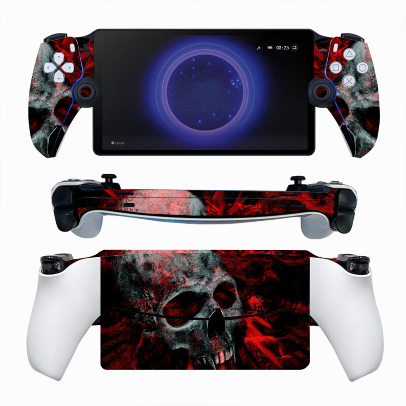 Bloody Skull PS Portal Skin Sticker