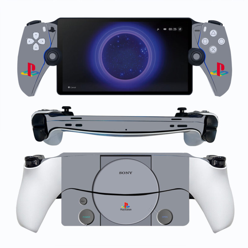 Classic Gray Playstation PS Portal Skin Sticker