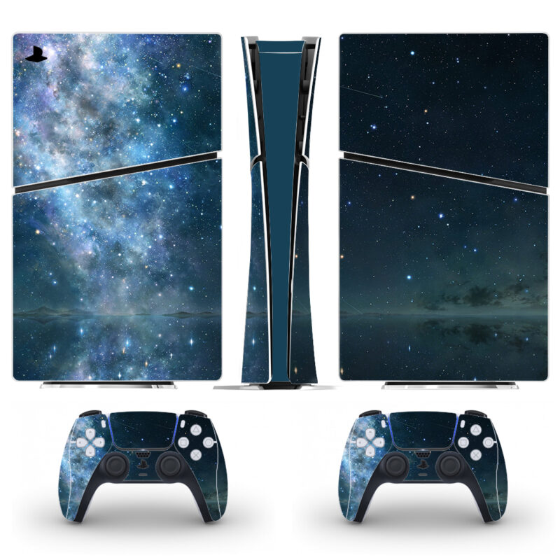 Milky Way Stretches Across The Sky Space Art PS5 Slim Skin Sticker