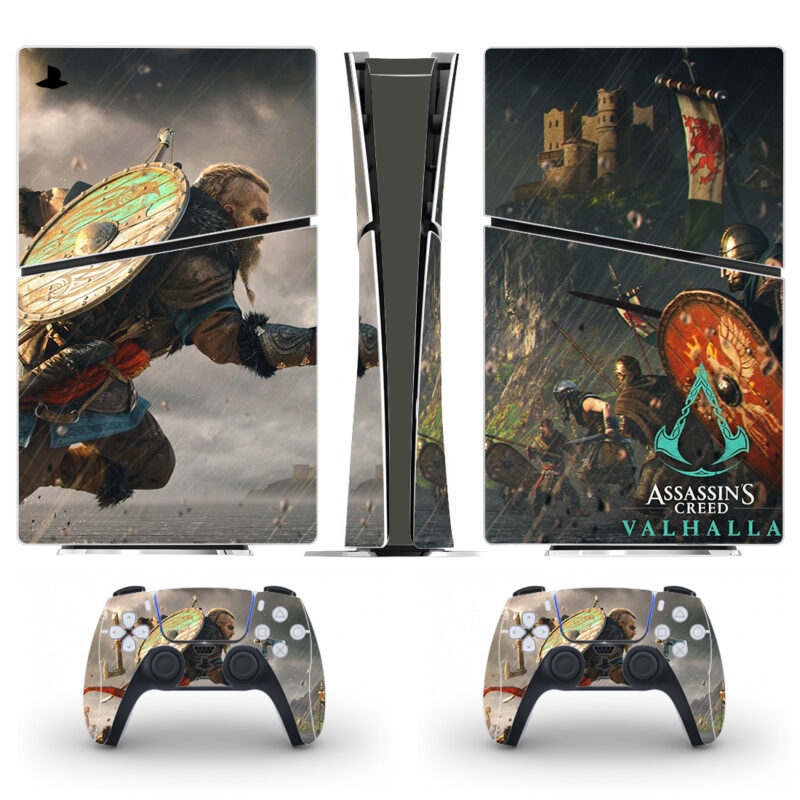 Assassin's Creed Valhalla Game PS5 Slim Skin Sticker Decal