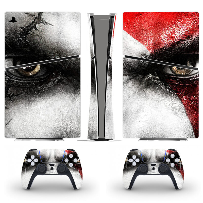 God Of War III Kratos PS5 Slim Skin Sticker