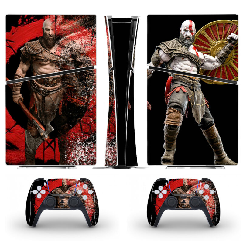 God Of War Kratos PS5 Slim Skin Sticker Decal