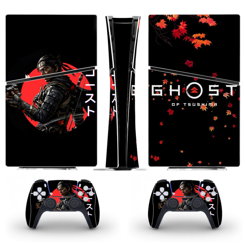 Ghost Of Tsushima Game PS5 Slim Skin Sticker