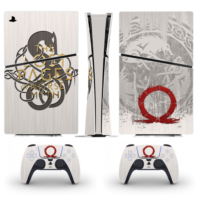 God Of War: The Lost Pages Of Norse Myth PS5 Slim Skin Sticker