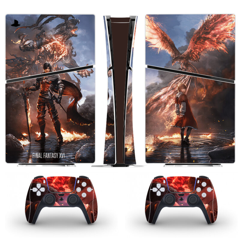 Final Fantasy XVI Game PS5 Slim Skin Sticker