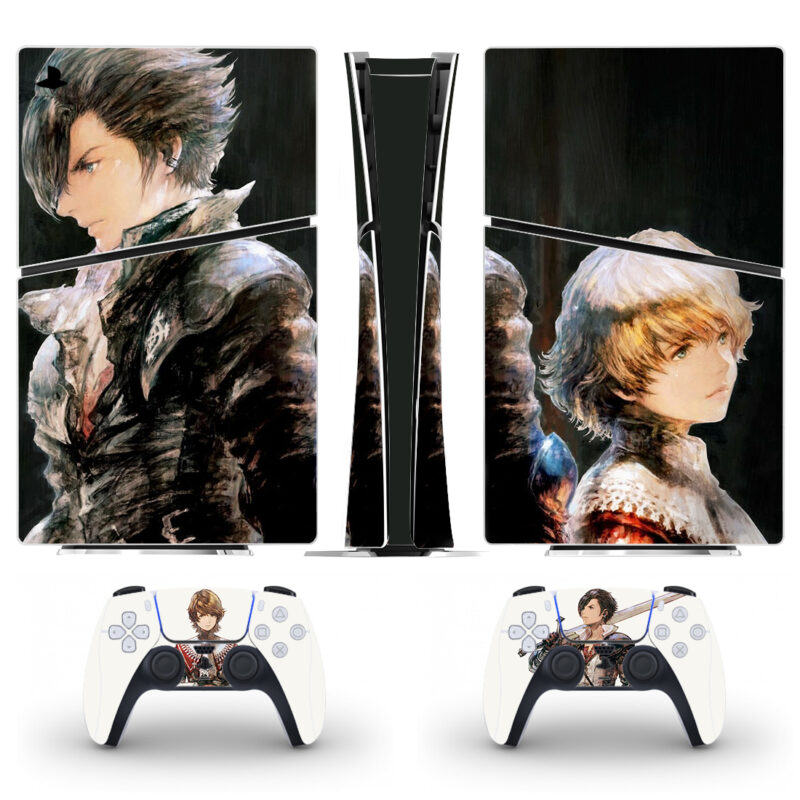 Final Fantasy XVI Anime Art PS5 Slim Skin Sticker