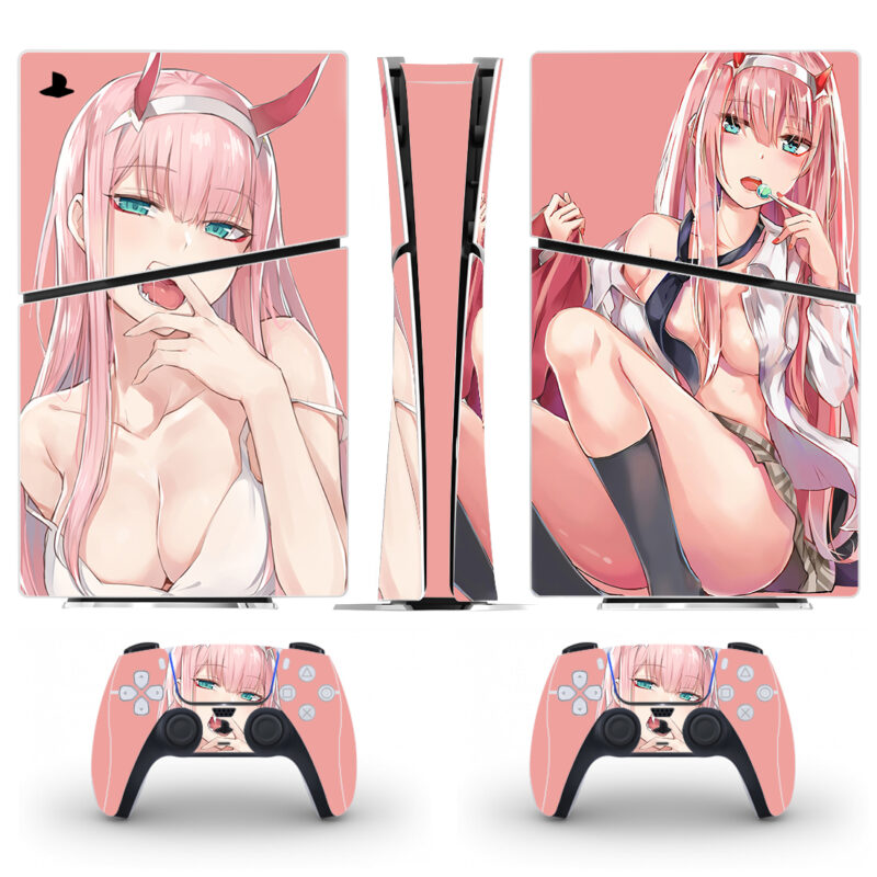 Anime Darling In The Franxx Zero Two PS5 Slim Skin Sticker