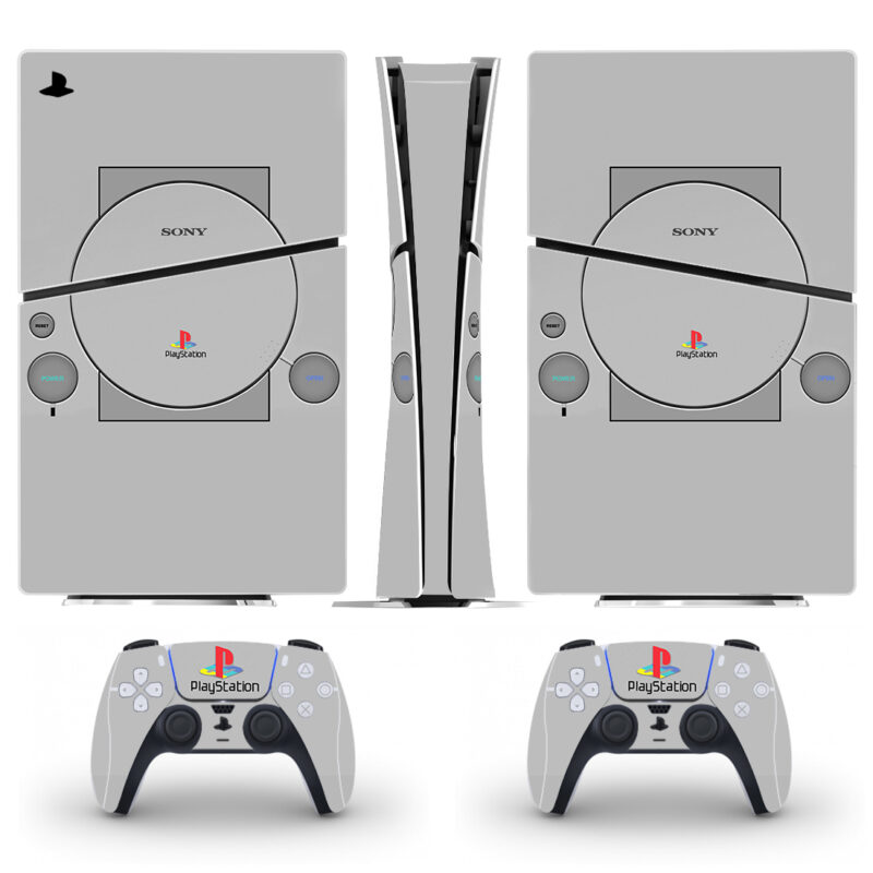 Classic PlayStation PS5 Slim Skin Sticker