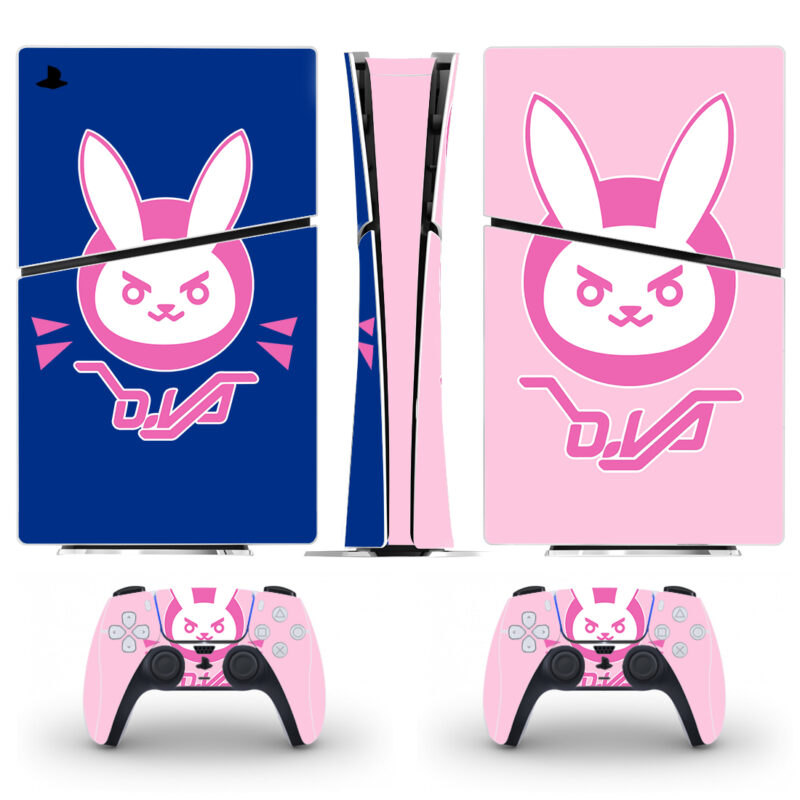 Overwatch D.Va Bunny PS5 Slim Skin Sticker