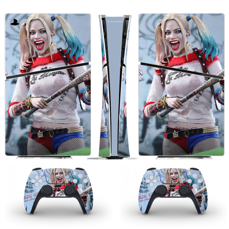 Suicide Squad Harley Quinn PS5 Slim Skin Sticker Decal