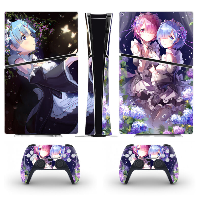 Re:Zero − Starting Life In Another World Series PS5 Slim Skin Sticker