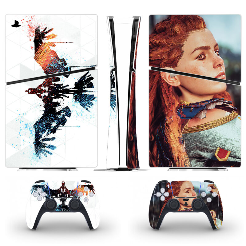 Horizon Forbidden West Game PS5 Slim Skin Sticker Design 1