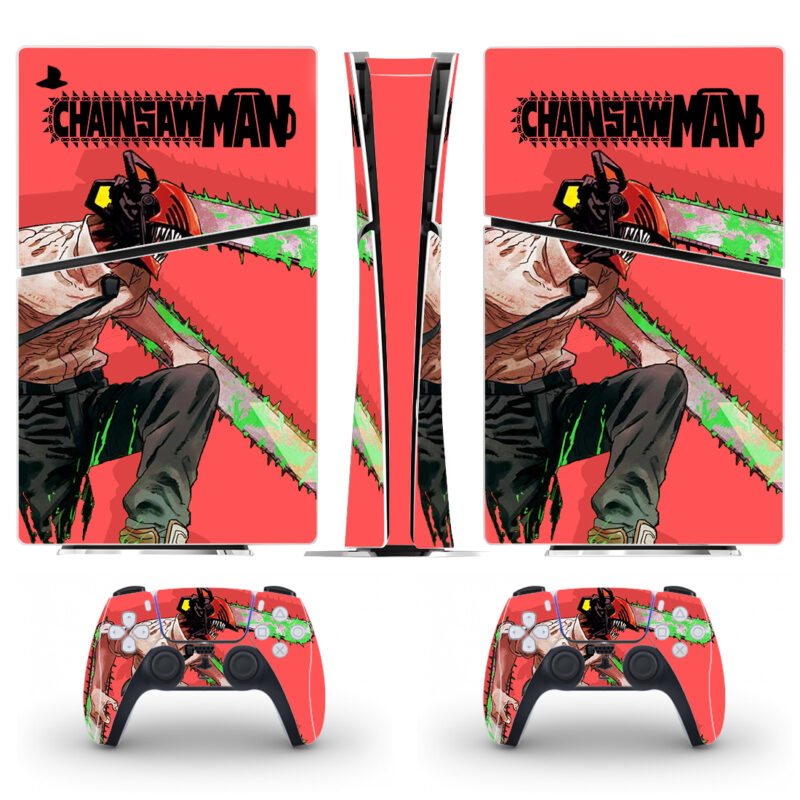 Chainsaw Man PS5 Slim Skin Sticker