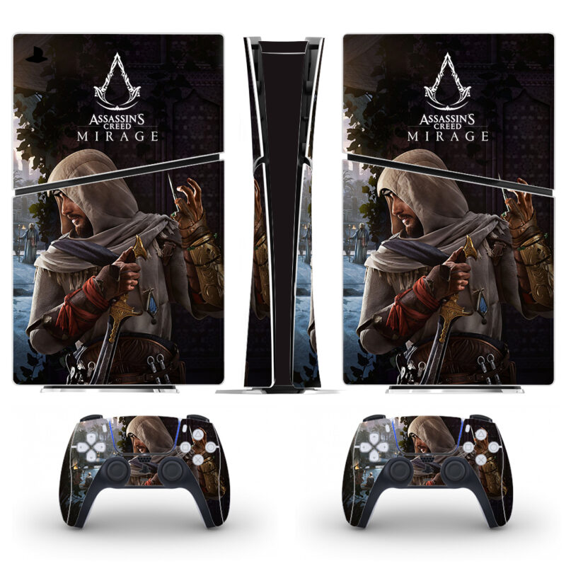 Assassin's Creed Mirage Game Skin For PS5 Slim And Controllers