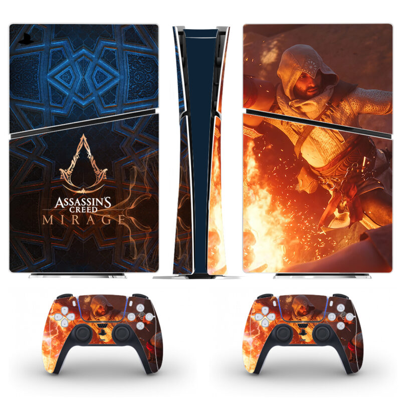 Assassin’s Creed Mirage Game PS5 Slim Skin Sticker Decal Design 1