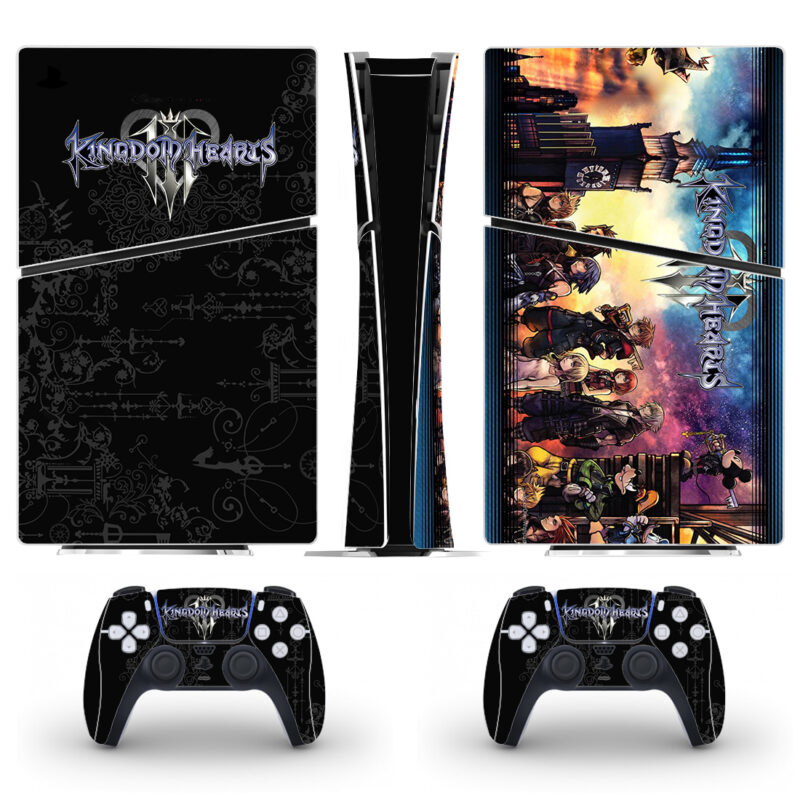 Kingdom Hearts III PS5 Slim Skin Sticker Decal