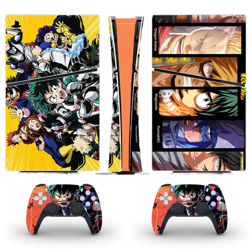 My Hero Academia PS5 Slim Skin Sticker