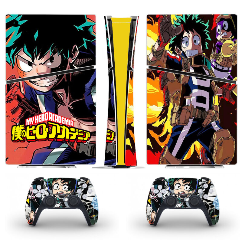 My Hero Academia Skin For PS5 Slim And Controllers